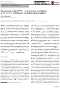 Cover page: Measurement of the W+W- cross section in pp collisions at s=8 TeVand limits on anomalous gauge couplings