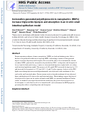 Cover page: Incineration-Generated Polyethylene Micro-Nanoplastics Increase Triglyceride Lipolysis and Absorption in an In Vitro Small Intestinal Epithelium Model