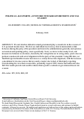 Cover page: Political Alignment, Attitudes Toward Government, and Tax Evasion