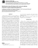 Cover page: Modeling the trade-off between diet costs and methane emissions: A goal programming approach