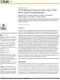 Cover page: CD18 deficiency improves liver injury in the MCD model of steatohepatitis.