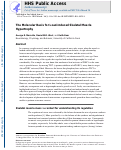 Cover page: The Molecular Basis for Load-Induced Skeletal Muscle Hypertrophy