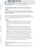 Cover page: Social Networks and HIV Care Outcomes in Rural Kenya and Uganda