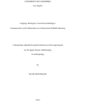 Cover page: Language Ideologies, Conservation Ideologies: Communication and Collaboration at a Cameroonian Wildlife Sanctuary