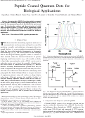 Cover page: Peptide coated quantum dots for biological applications