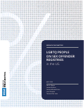 Cover page: LGBTQ People on Sex Offender Registries in the US