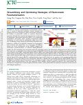 Cover page: Streamlining and Optimizing Strategies of Electrostatic Parameterization