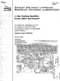 Cover page: A g-Ray Tracking Algorithm for the GRETA Spectrometer