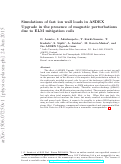 Cover page: Simulations of fast ion wall loads in ASDEX Upgrade in the presence of magnetic perturbations due to ELM-mitigation coils