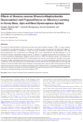 Cover page: Effects of Nosema ceranae (Dissociodihaplophasida: Nosematidae) and Flupyradifurone on Olfactory Learning in Honey Bees, Apis mellifera (Hymenoptera: Apidae)