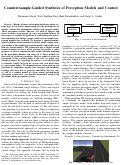 Cover page: Counterexample-Guided Synthesis of Perception Models and Control