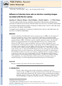 Cover page: Influence of electron dose rate on electron counting images recorded with the K2 camera