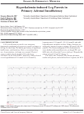 Cover page: Hyperkalemia-induced Leg Paresis in Primary Adrenal Insufficiency