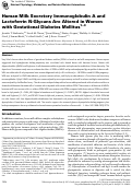 Cover page: Human Milk Secretory Immunoglobulin A and Lactoferrin N-Glycans Are Altered in Women with Gestational Diabetes Mellitus