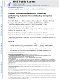 Cover page: Systemic enhancement of antitumour immunity by peritumourally implanted immunomodulatory macroporous scaffolds