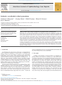 Cover page: Pediatric coccidioidal orbital granuloma.