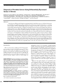 Cover page: Diagnosis of prostate cancer using differentially expressed genes in stroma.