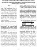 Cover page: When Should We Expect Indirect Effects in Human Contingency Learning?