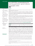 Cover page: The APOSTEL recommendations for reporting quantitative optical coherence tomography studies