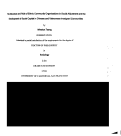 Cover page: The structure and role of ethic community organizations in social adjustment and the development of social capital in Chinese and Vietnamese immigrant communities