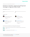 Cover page: Prediction-based Eco-Approach and Departure Strategy in Congested Urban Traffic