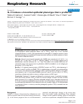 Cover page: IL-13 induces a bronchial epithelial phenotype that is profibrotic