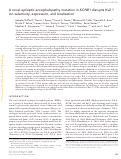 Cover page: A novel epileptic encephalopathy mutation in KCNB1 disrupts Kv2.1 ion selectivity, expression, and localization