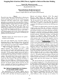 Cover page: Stopping Rule Selection (SRS) Theory Applied to Deferred Decision Making