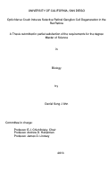 Cover page: Optic Nerve Crush Induces Selective Retinal Ganglion Cell Degeneration in the Rat Retina /