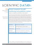 Cover page: Global integrated drought monitoring and prediction system