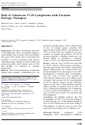 Cover page: Risk of Cutaneous T&nbsp;Cell Lymphoma with Psoriasis Biologic Therapies.