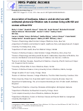 Cover page: Association of marijuana, tobacco and alcohol use with estimated glomerular filtration rate in women living with HIV and women without HIV