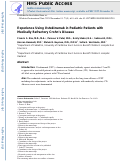 Cover page: Experience Using Ustekinumab in Pediatric Patients With Medically Refractory Crohn Disease