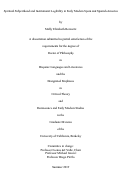 Cover page: Spiritual Subjecthood and Institutional Legibility in Early Modern Spain and Spanish America