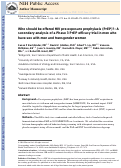 Cover page: HIV pre-exposure prophylaxis in men who have sex with men and transgender women: a secondary analysis of a phase 3 randomised controlled efficacy trial