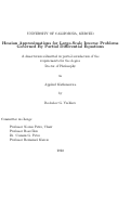 Cover page: Hessian Approximations for Large-Scale Inverse Problems Governed By Partial Differential Equations