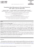 Cover page: Smartphone-Based Measurement of Executive Function in Older Adults with and without HIV