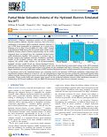 Cover page: Partial Molar Solvation Volume of the Hydrated Electron Simulated Via DFT.