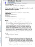 Cover page: Trait Acceptance Predicts Fewer Daily Negative Emotions Through Less Stressor-Related Rumination