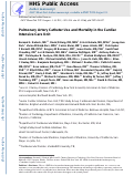 Cover page: Pulmonary Artery Catheter Use&nbsp;and&nbsp;Mortality in the Cardiac&nbsp;Intensive&nbsp;Care Unit.