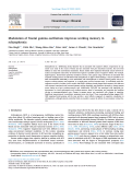 Cover page: Modulation of frontal gamma oscillations improves working memory in schizophrenia