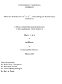 Cover page: Materials of the Sacred: 16th to 18th Century Religious Materiality in Michoacán