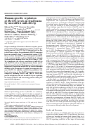 Cover page: Human-specific regulation of MeCP2 levels in fetal brains by microRNA miR-483-5p