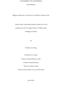 Cover page: Religious Dynamics of Secrecy in Cold War American Life