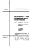 Cover page: Structural Behavior of a Curved 2-Span Reinforced Concrete Box Girder Bridge Model, Vol. 2 -- Reduction Analysis and Interpretation of Results