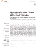 Cover page: Structural and Functional Features of the P2X4 Receptor: An Immunological Perspective