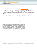 Cover page: Equilibrium oxygen storage capacity of ultrathin CeO2-δ depends non-monotonically on large biaxial strain