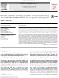 Cover page: Structural evaluation and design procedure for wood beams repaired and retrofitted with FRP laminates and honeycomb sandwich panels