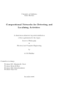 Cover page: Compositional Networks for Detecting and Localizing Activities