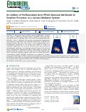 Cover page: An Artifact of Perfluoroalkyl Acid (PFAA) Removal Attributed to Sorption Processes in a Laccase Mediator System